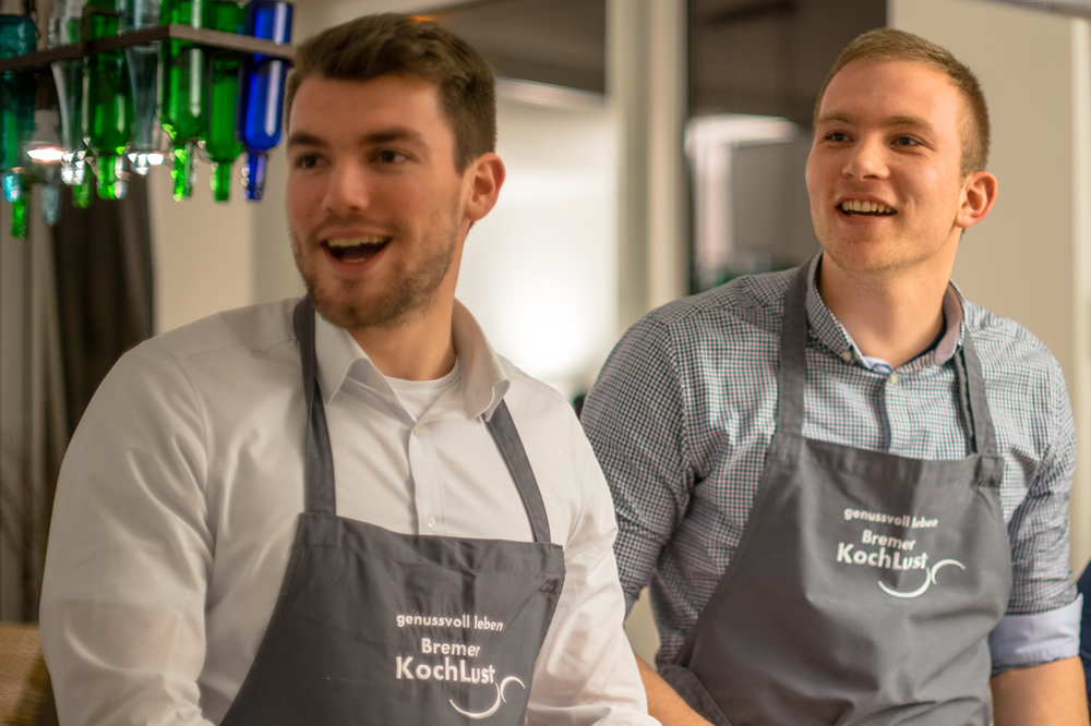 Team kocht in der Bremer KochLust